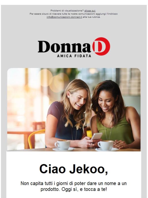 Un nome da scegliere e un buono sconto per te!