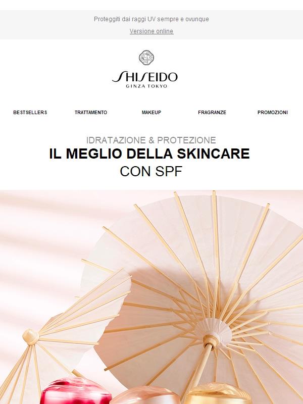 SPF anche in città con le creme Shiseido