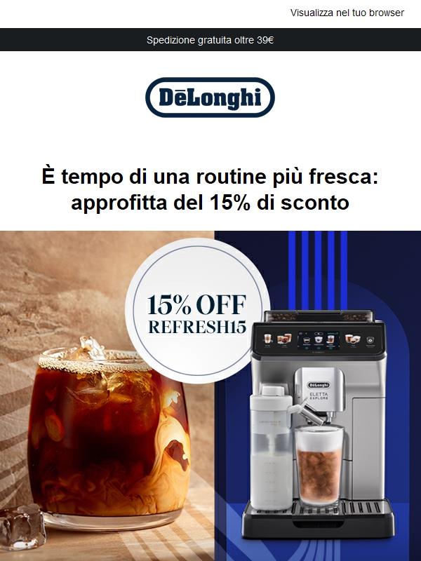Ultima possibilità: 15% di sconto sul tuo caffè estivo