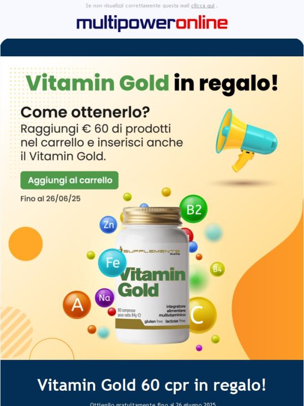 Multivitaminico in regalo! 🤩🔥