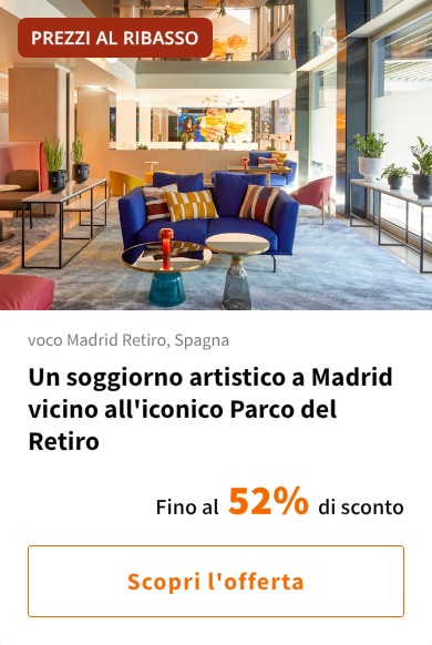 Un soggiorno artistico a Madrid vicino all&#x27;iconico Parco del Retiro