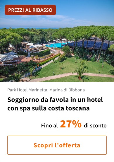 Soggiorno da favola in un hotel con spa sulla costa toscana