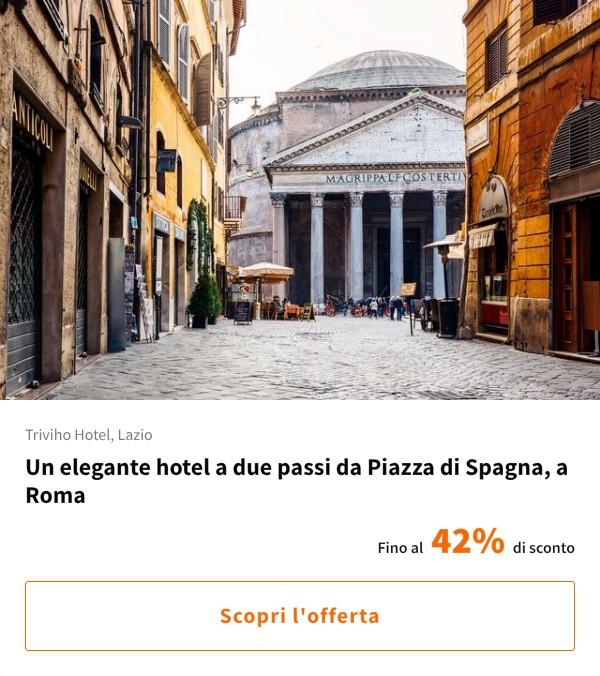 Un elegante hotel a due passi da Piazza di Spagna, a Roma