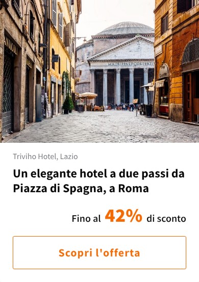 Un elegante hotel a due passi da Piazza di Spagna, a Roma