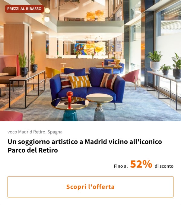 Un soggiorno artistico a Madrid vicino all'iconico Parco del Retiro