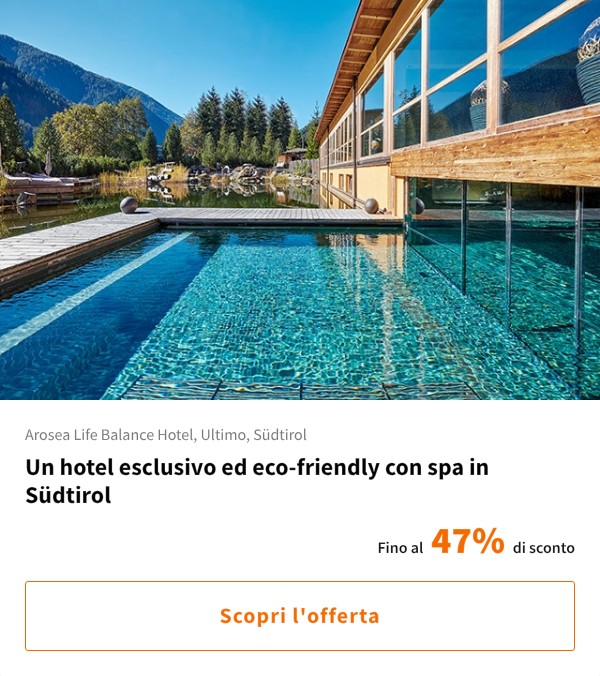 Un hotel esclusivo ed eco-friendly con spa in Südtirol