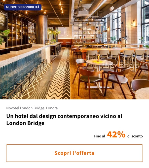 Un hotel dal design contemporaneo vicino al London Bridge