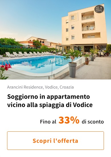 Soggiorno in appartamento vicino alla spiaggia di Vodice