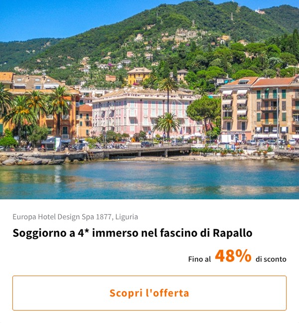 Soggiorno a 4* immerso nel fascino di Rapallo