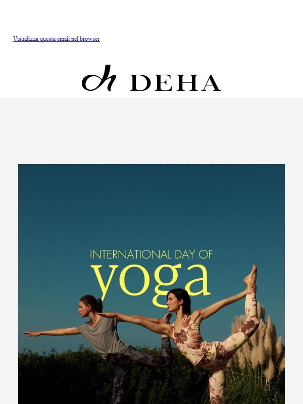 Oggi celebriamo l’arte dello yoga 🧘‍♀️