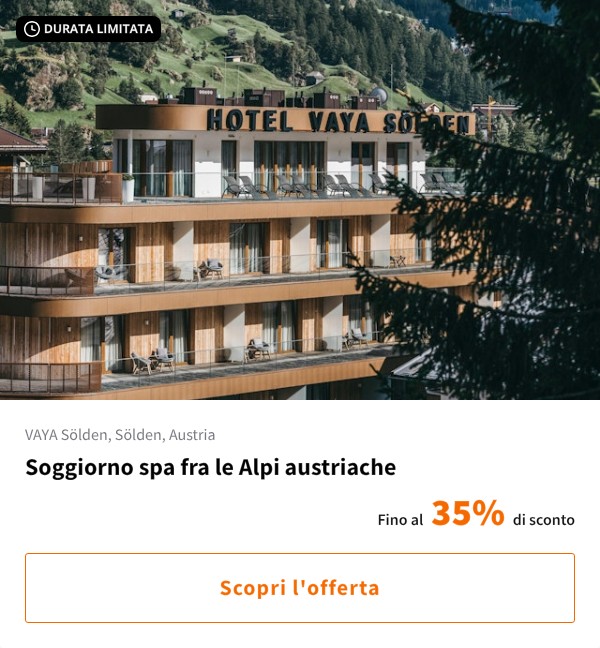 Soggiorno spa fra le Alpi austriache