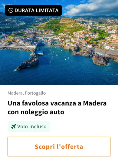 Una favolosa vacanza a Madera con noleggio auto
