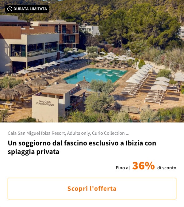 Un soggiorno dal fascino esclusivo a Ibizia con spiaggia privata