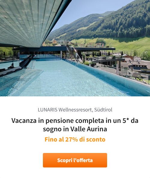Vacanza in pensione completa in un 5* da sogno in Valle Aurina