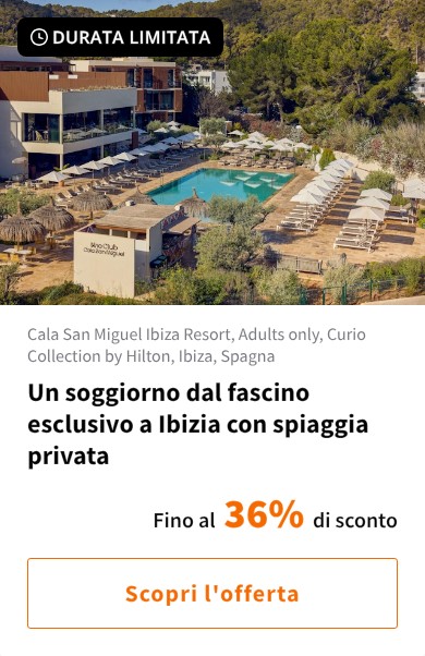 Un soggiorno dal fascino esclusivo a Ibizia con spiaggia privata