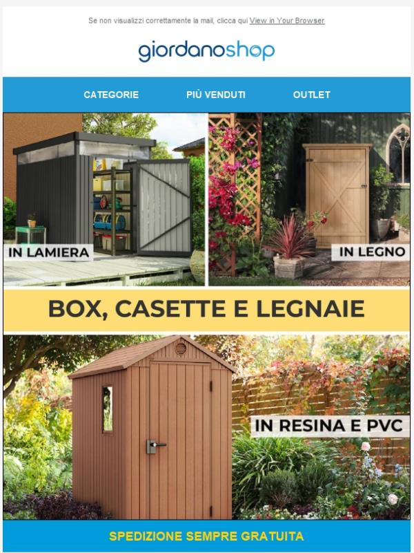 🏡 Organizza i tuoi spazi esterni con stile e praticità!