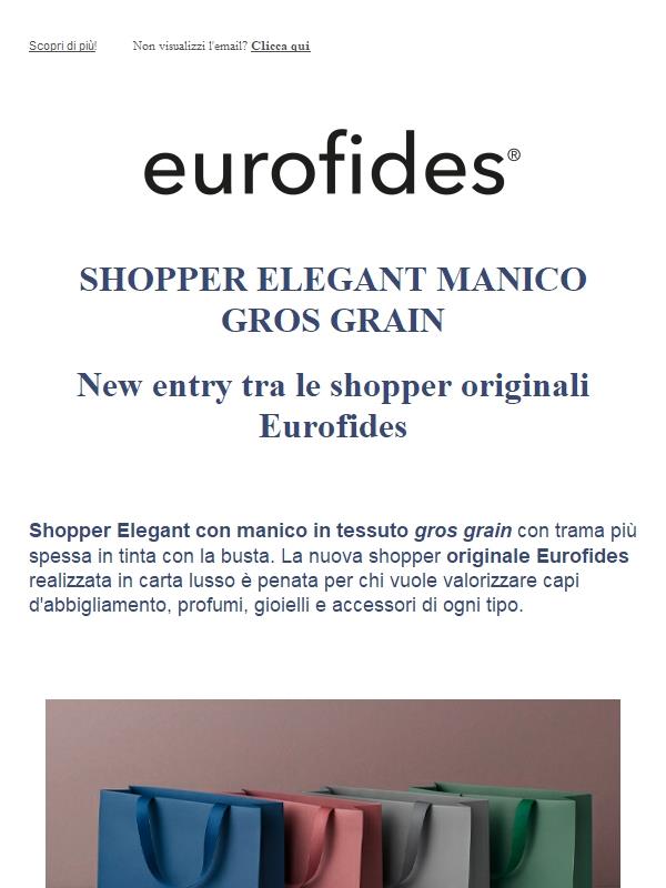 Novità: Shopper Elegant in 4 colori