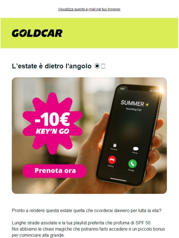 L’estate ti sta chiamando ☀️