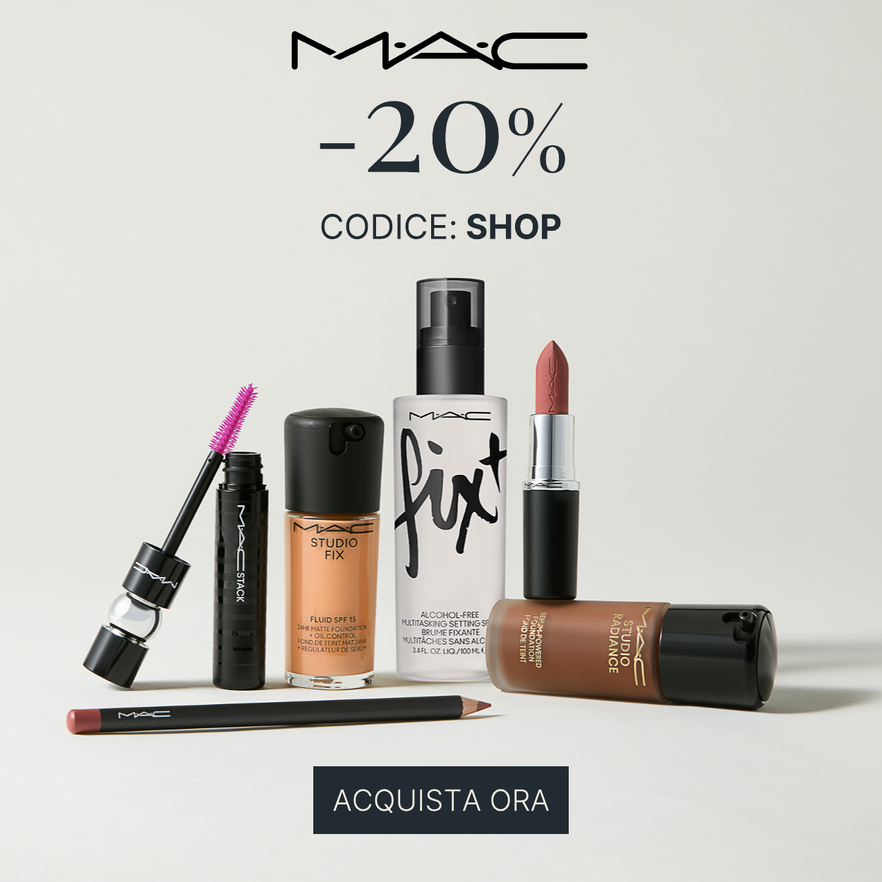 20 per cento di sconto su mac