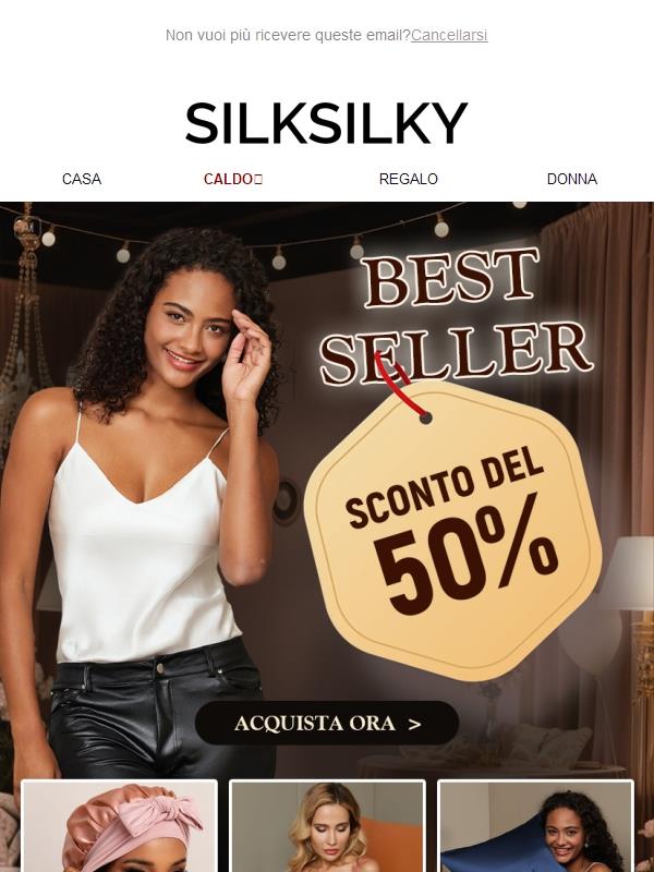 BESTSELLER STAGIONALE / Prova con il 10% di sconto nessun minimo