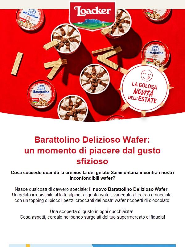 Barattolino Wafer: il nuovo gusto dell’estate
