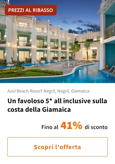 Un favoloso 5* all inclusive sulla costa della Giamaica