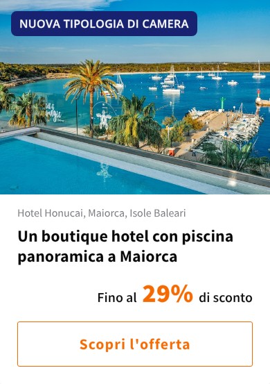 Un boutique hotel con piscina panoramica a Maiorca