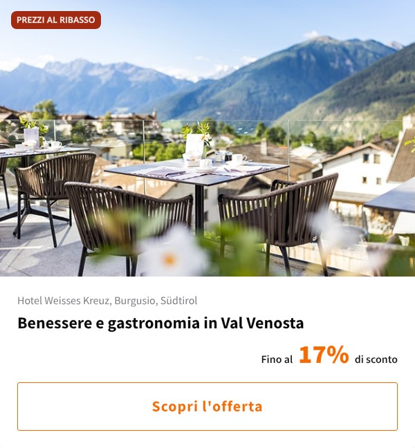 Benessere e gastronomia in Val Venosta