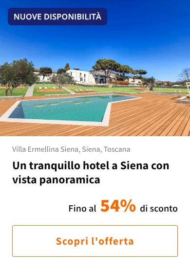 Un tranquillo hotel a Siena con vista panoramica