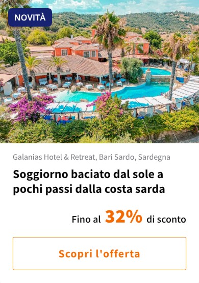 Soggiorno baciato dal sole a pochi passi dalla costa sarda