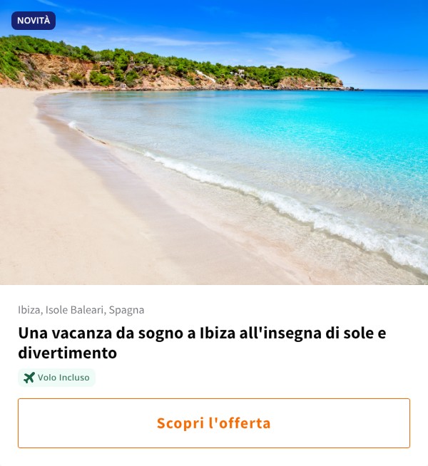 Una vacanza da sogno a Ibiza all'insegna di sole e divertimento