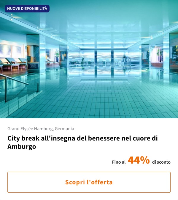 City break all'insegna del benessere nel cuore di Amburgo