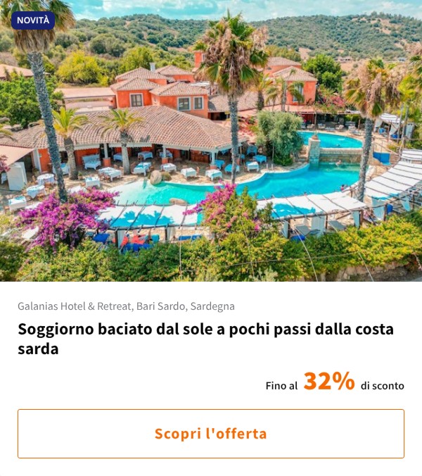 Soggiorno baciato dal sole a pochi passi dalla costa sarda