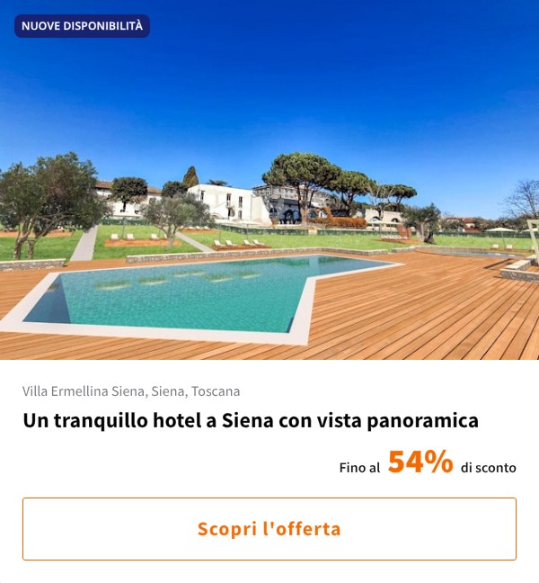 Un tranquillo hotel a Siena con vista panoramica