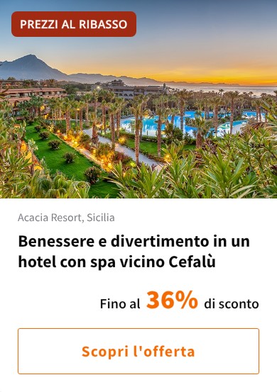 Benessere e divertimento in un hotel con spa vicino Cefalù