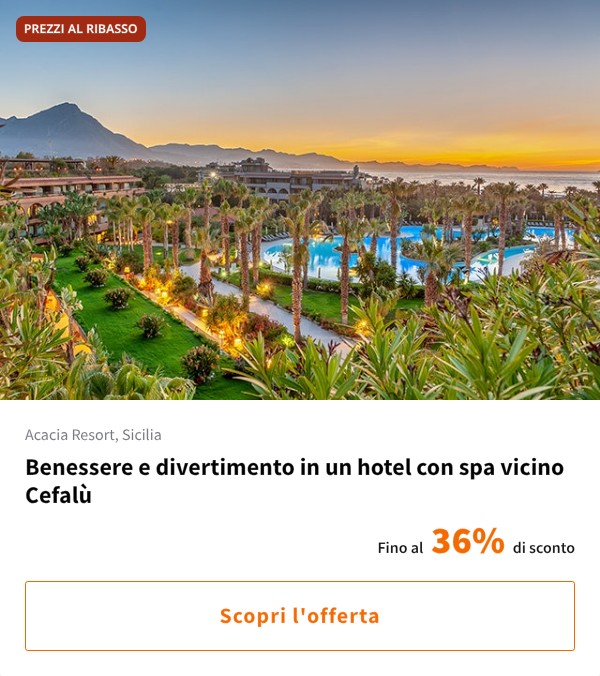 Benessere e divertimento in un hotel con spa vicino Cefalù
