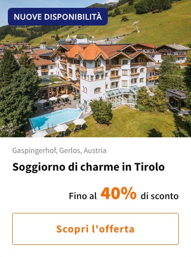 Soggiorno di charme in Tirolo