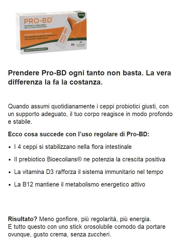 Cosa succede davvero quando prendi Pro-BD ogni giorno?