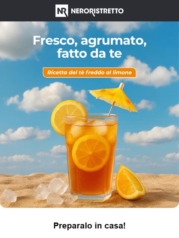 La nostra ricetta del Tè freddo al limone🍋
