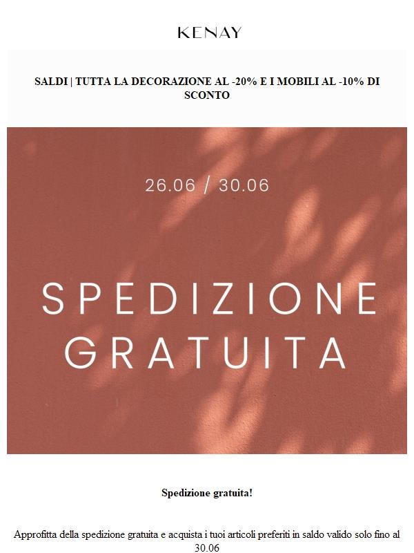 Spedizione GRATIS ⌛Inizia ORA