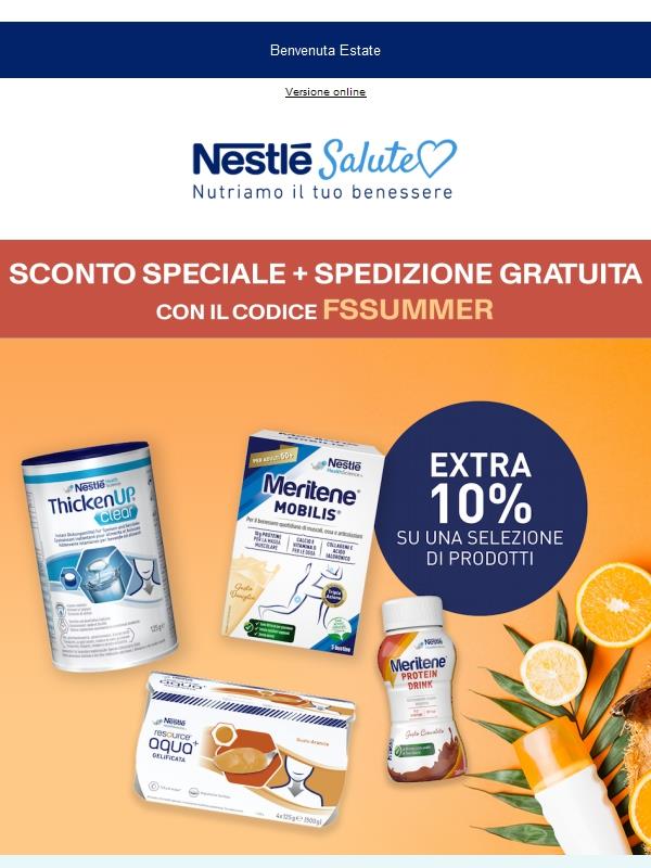 ULTIMI GIORNI: SALDI ESTIVI! Extra 10% su tutto ⌛