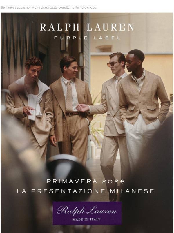 Purple Label | Primavera 2026: la presentazione milanese