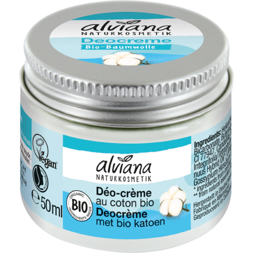 alviana Naturkosmetik Deodorante in Crema al Cotone Bio