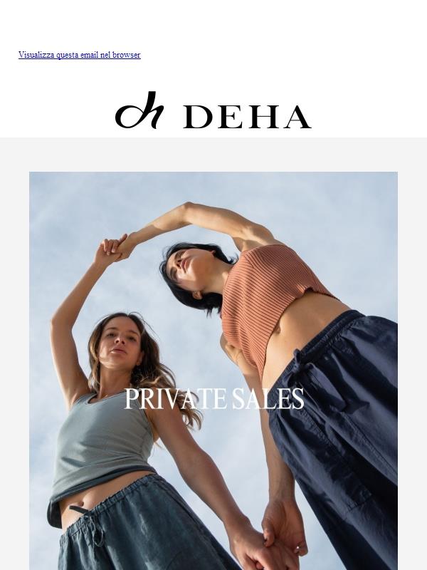 I saldi privati DEHA sono qui! 💫