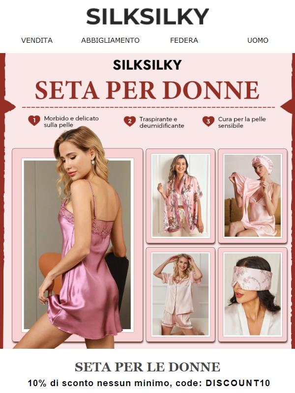 Indumenti da notte da donna: METÀ PREZZO + ACQUISTA 1 OTTIENI 1 25% DI SCONTO !!!