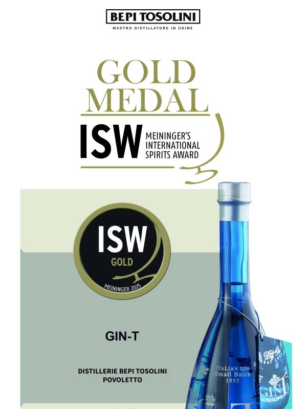 BEPI TOSOLINI - GIN T / TOSOLINI VINCE LA GOLD MEDAL AGLI ISW 2025