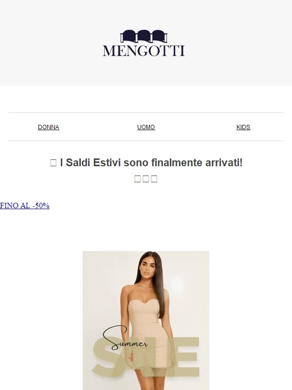☀️ Iniziano i SALDI Estivi! Finalmente Il meglio dell’estate è ora in promo
