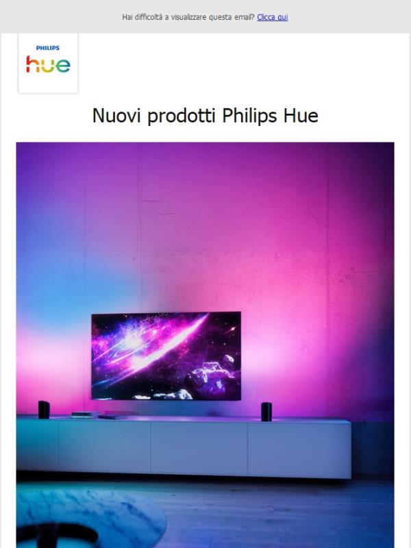 💡 Nuovi prodotti Philips Hue💡Ora disponibili!