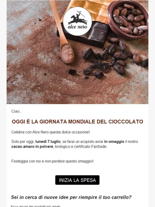 Oggi è la giornata mondiale del cioccolato!