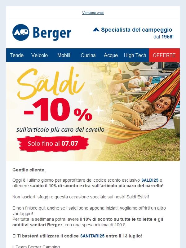 Ultimo giorno col 10% su TUTTO ma non finisce qui!